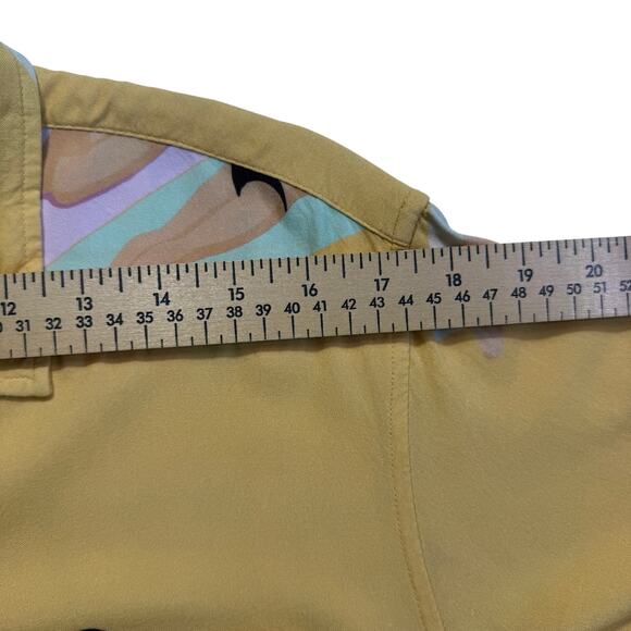 Duvin Design Co. "Have A Day" Button-Up Shirt Beach Sunbather Print Men Size M - Picture 6 of 11